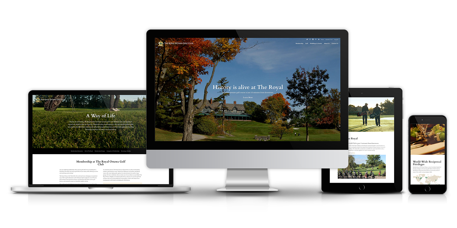 ROGC - Web Design